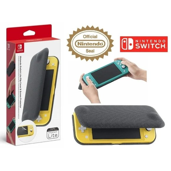 Nintendo Switch Lite Flip Cover & Screen Protector Sealed - Picture 1 of 3